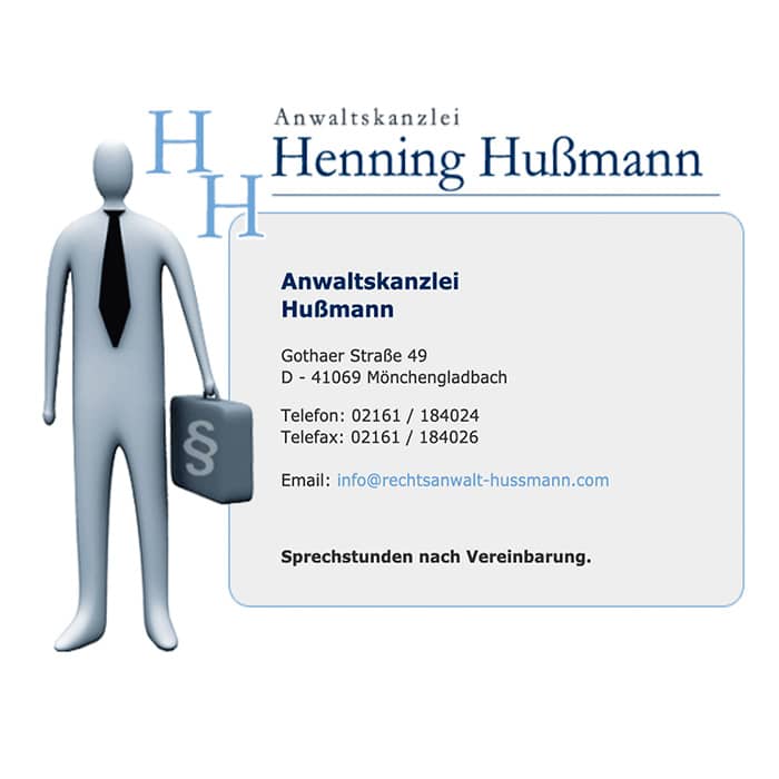 Rechtsanwalt Henning Hußmann