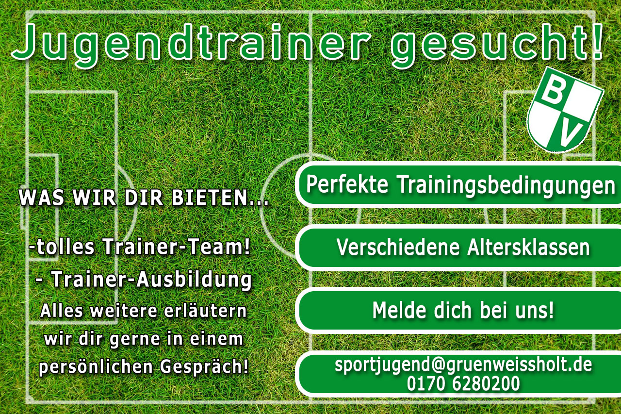 Jugendtrainer gesucht