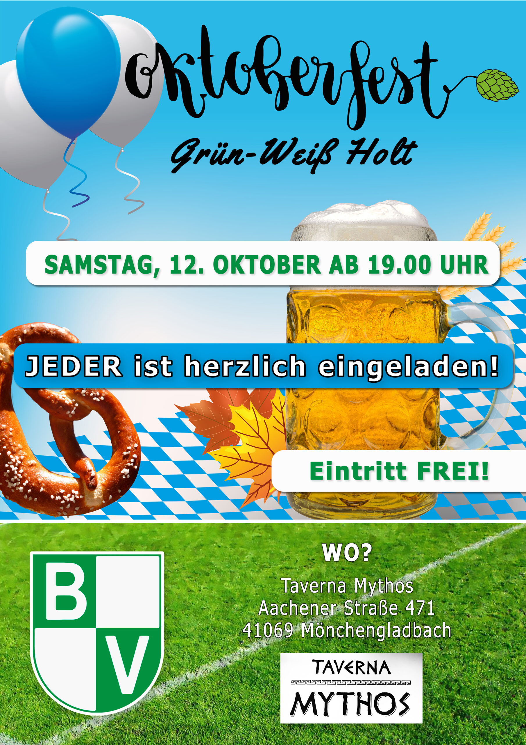 Oktoberfest Grün-Weiß Holt