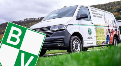 DFB-Mobil bei Grün-Weiß Holt